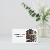 Carte De Visite Code QR de location et vente de voitures Premium A (Debout devant)