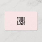 Carte De Visite Code QR de logo d'entreprise professionnel minimal (Dos)