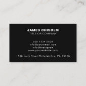 Carte De Visite Code QR de Logo d'Entreprise Professionnel Moderne (Dos)