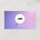 Carte De Visite Code QR de logo des services d'esthéticienne de ma (Dos)