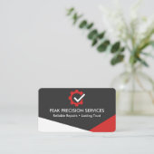 Carte De Visite Code QR de mécanicien de réparation Professionnel (Debout devant)