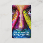 Carte De Visite Code QR de médias sociaux - Photographies (Dos)