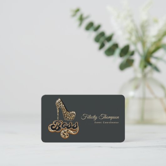 Carte De Visite Code QR de mode (Debout devant)