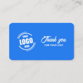Carte De Visite Code QR de notation 5 étoiles pour les avis Facebo (Dos)