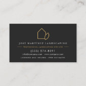 Carte De Visite Code QR de paysagiste Service de pelouse (Devant)