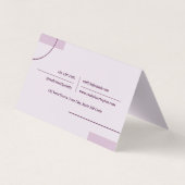 Carte De Visite Code QR de photo de lignes fines Agent immobilier (Dos)