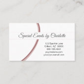 Carte De Visite Code QR de photo personnalisée pour Parties scinti (Dos)