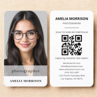 Code QR de photographe Photo Simple