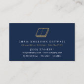 Carte De Visite Code QR de plâtrage de cloison sèche (Devant)