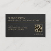 Carte De Visite Code QR de remorquage commercial (Dos)