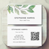 Carte De Visite Code QR de remplissage