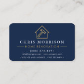 Carte De Visite Code QR de rénovation de maison Professionnel (Devant)