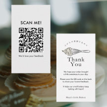 Code QR de révision de la fouet moderne
