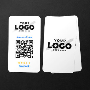 Carte De Visite Code QR de révision Facebook de mon entreprise 5 é