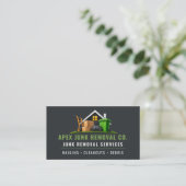 Carte De Visite Code QR de services professionnels d'enlèvement de (Debout devant)