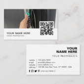 Carte De Visite code QR de verrouillage de porte intelligente (Devant / Derrière)