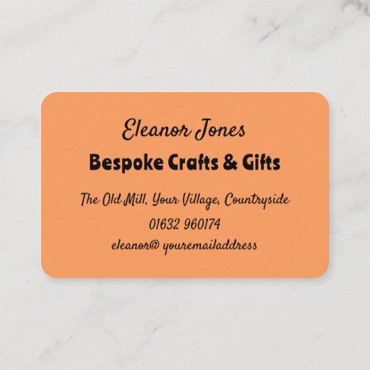 Carte De Visite Code QR d'embarcation d'art rustique (Dos)