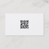 Carte De Visite Code QR des bougies artisanales Boho (Dos)