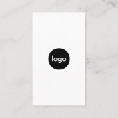 Carte De Visite Code QR des médias sociaux modernes (Dos)