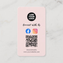 Code QR des médias sociaux modernes | Instagram Fa
