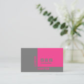Carte De Visite Code QR des médias sociaux simples (Debout devant)