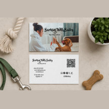 Code QR des services de garde de chien personnalis