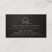 Carte De Visite Code QR des services de peinture modernes (Devant)
