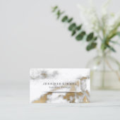 Carte De Visite Code QR Design d'intérieur des médias sociaux Marb (Debout devant)