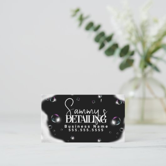 Carte De Visite Code QR détaillé du véhicule (Debout devant)