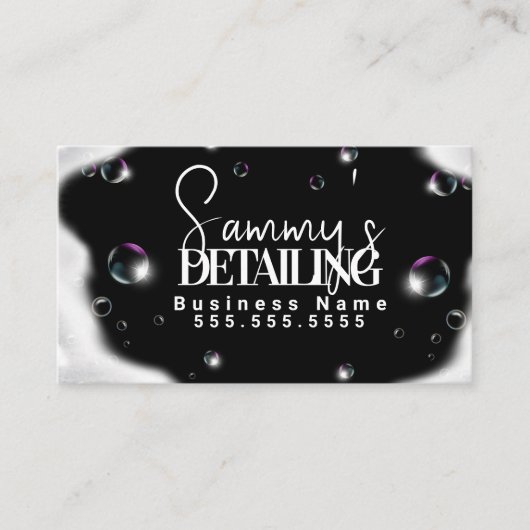 Carte De Visite Code QR détaillé du véhicule (Devant)