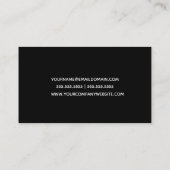 Carte De Visite Code QR du banquier d'investissement (Dos)