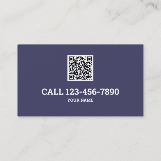 Carte De Visite Code QR du chercheur sur le vaccin (Dos)