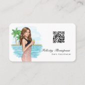 Carte De Visite Code QR du coordinateur d'événements (Devant)