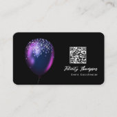 Carte De Visite Code QR du coordinateur d'événements (Devant)