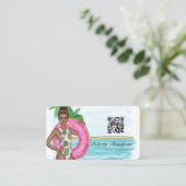 Carte De Visite Code QR du coordinateur d'événements (Debout devant)