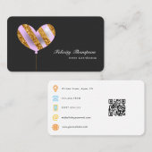 Carte De Visite Code QR du coordinateur d'événements (Devant / Derrière)