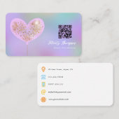 Carte De Visite Code QR du coordinateur d'événements (Devant / Derrière)