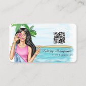 Carte De Visite Code QR du coordinateur d'événements (Devant)