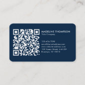 Carte De Visite Code QR du logo de la société générique profession (Devant)