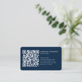 Carte De Visite Code QR du logo de la société générique profession (Debout devant)