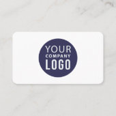 Carte De Visite Code QR du logo de l'entreprise (Devant)