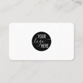 Carte De Visite Code QR du logo de l'entreprise générique Professi (Dos)