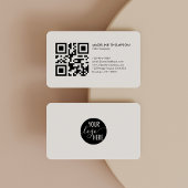 Carte De Visite Code QR du logo de l'entreprise générique Professi