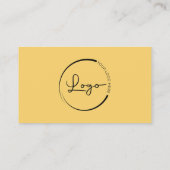 Carte De Visite Code QR du logo de l'entreprise professionnelle ja (Dos)