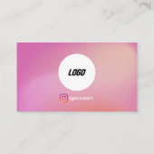 Carte De Visite Code QR du logo de l'esthéticienne (Dos)