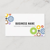 Carte De Visite Code QR du logo de Modern Mechanic  (Devant)