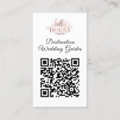 Carte De Visite Code QR du logo double face (Devant)