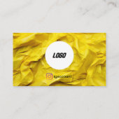 Carte De Visite Code QR du logo du service de retrait des déchets (Dos)