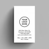 Carte De Visite Code QR du logo promotionnel
