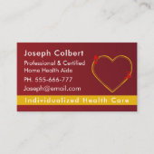 Carte De Visite Code qr du professionnel de la santé (Devant)